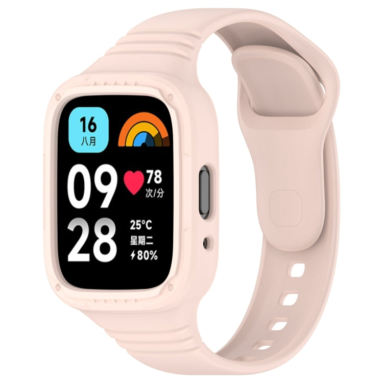 Integrated Fully Enclosed Silicone Watch Band, For Redmi Watch 3 Active, For Redmi Watch 3 Lite