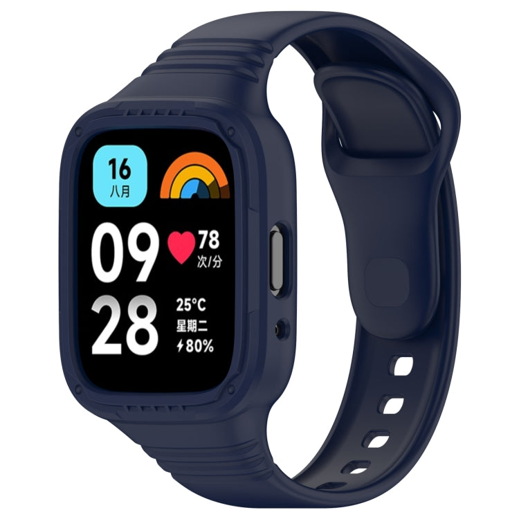 Integrated Fully Enclosed Silicone Watch Band, For Redmi Watch 3 Active, For Redmi Watch 3 Lite