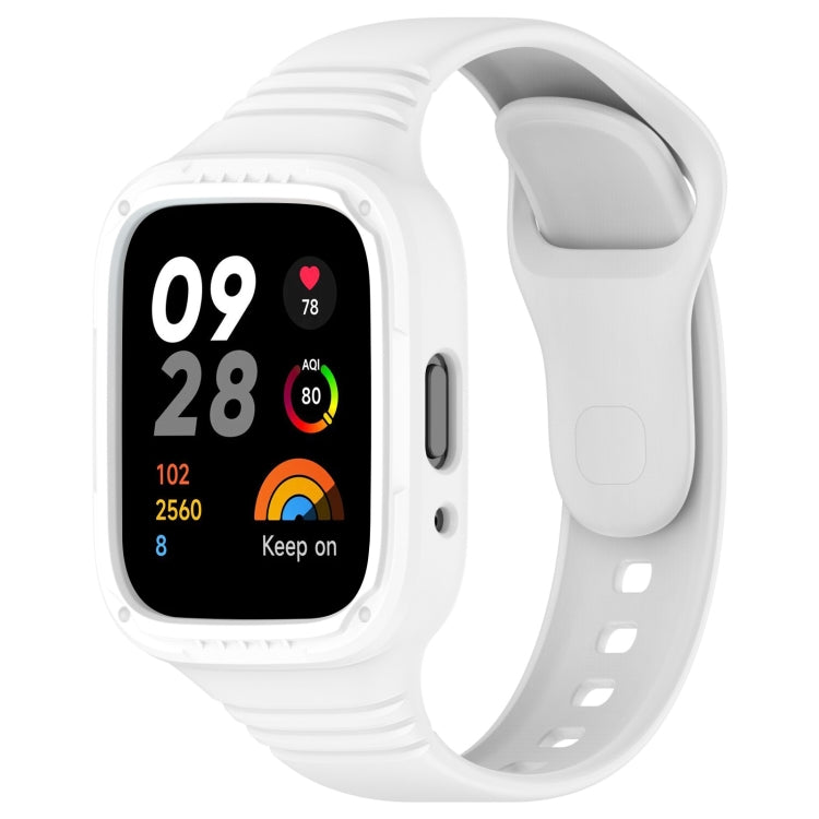Integrated Fully Enclosed Silicone Watch Band, For Redmi Watch 3 Active, For Redmi Watch 3 Lite