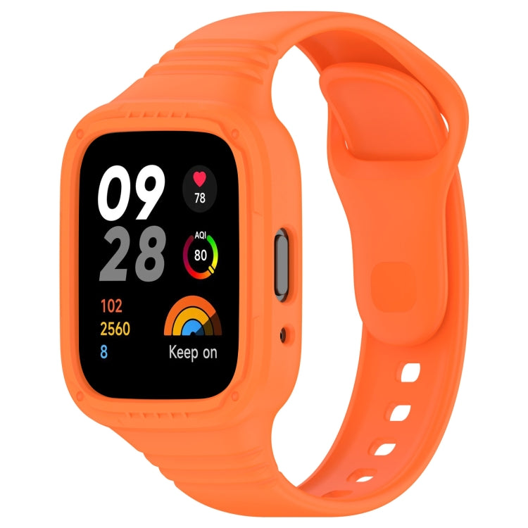 Integrated Fully Enclosed Silicone Watch Band, For Redmi Watch 3 Active, For Redmi Watch 3 Lite