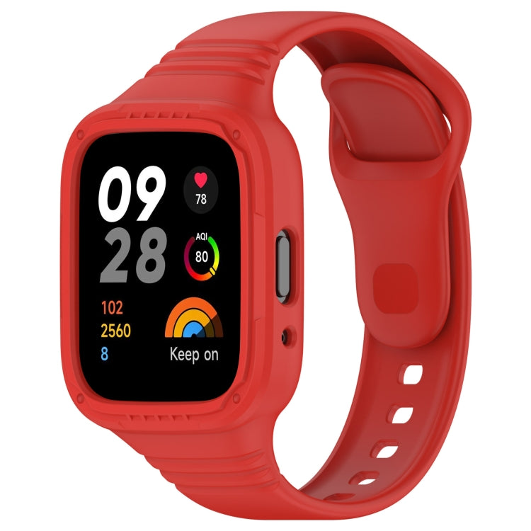 Integrated Fully Enclosed Silicone Watch Band, For Redmi Watch 3 Active, For Redmi Watch 3 Lite