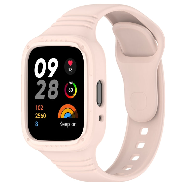 Integrated Fully Enclosed Silicone Watch Band, For Redmi Watch 3 Active, For Redmi Watch 3 Lite