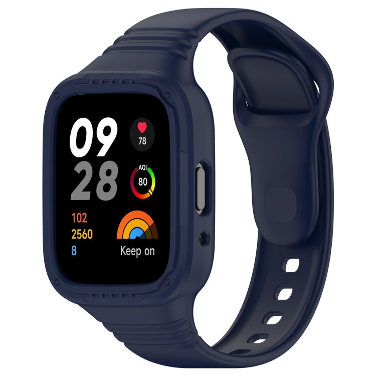Integrated Fully Enclosed Silicone Watch Band, For Redmi Watch 3 Active, For Redmi Watch 3 Lite