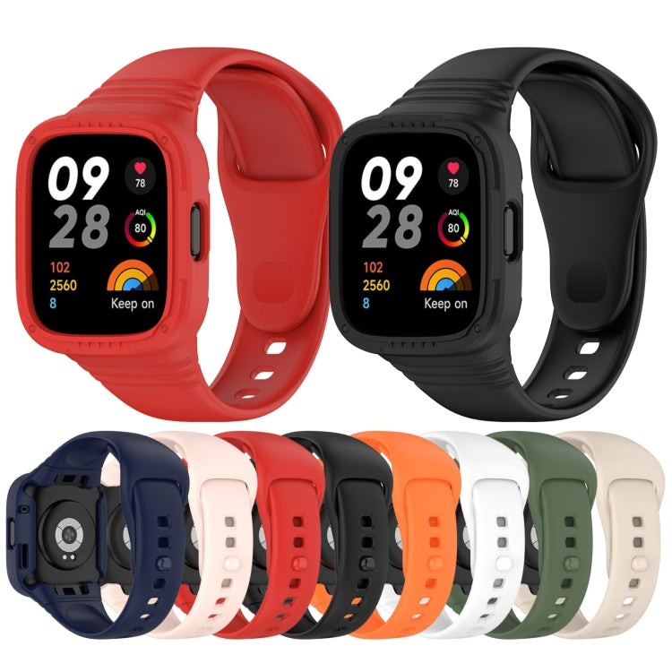 Integrated Fully Enclosed Silicone Watch Band, For Redmi Watch 3