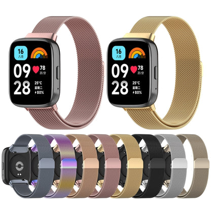 Milan Magnetic Steel Mesh Watch Band, For Redmi Watch 3 Active, For Redmi Watch 3 Lite