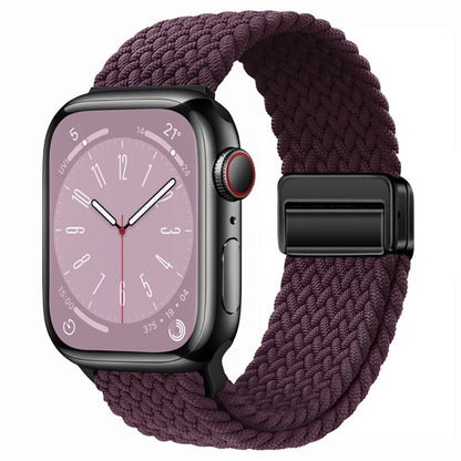 Nylon Woven Magnetic Fold Buckle Watch Band, For Apple Watch SE 2023 44mm, For  Apple Watch SE 2023 40mm