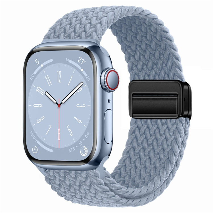 Nylon Woven Magnetic Fold Buckle Watch Band, For Apple Watch SE 2022 40mm, For Apple Watch SE 2022 44mm