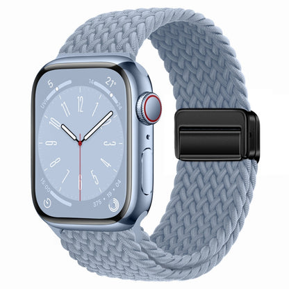 Nylon Woven Magnetic Fold Buckle Watch Band, For Apple Watch SE 2022 40mm, For Apple Watch SE 2022 44mm
