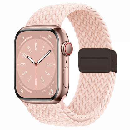 Nylon Woven Magnetic Fold Buckle Watch Band, For Apple Watch Series 6 40mm, For Apple Watch Series 6 44mm