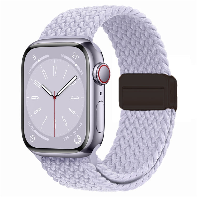 Nylon Woven Magnetic Fold Buckle Watch Band, For Apple Watch Series 6 40mm, For Apple Watch Series 6 44mm