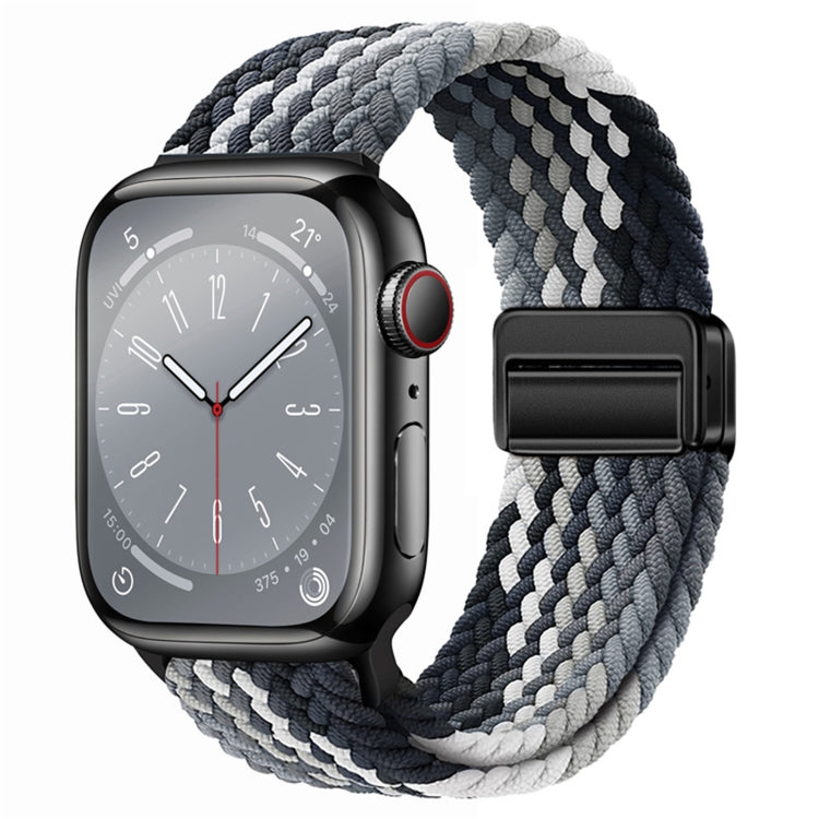 Nylon Woven Magnetic Fold Buckle Watch Band, For Apple Watch Series 4 44mm, For  Apple Watch Series 4 40mm