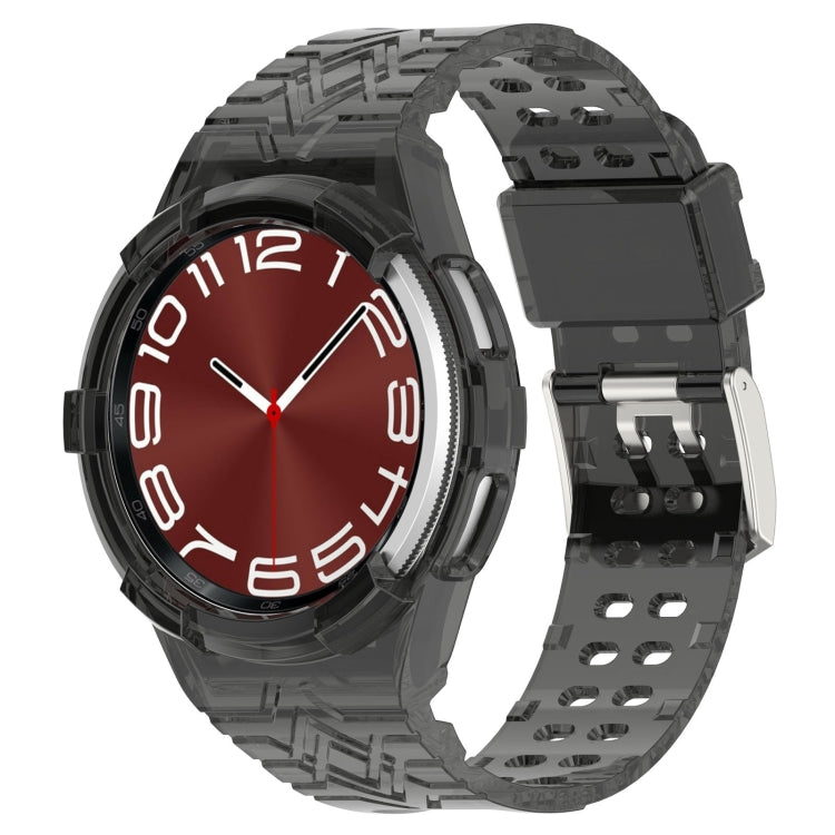 Glacier TPU Integrated Watch Band, For Samsung Galaxy Watch6 Classic 47mm  R960, For Samsung Galaxy Watch6 Classic 43mm  R950