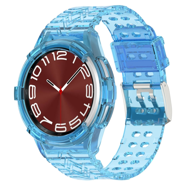 Glacier TPU Integrated Watch Band, For Samsung Galaxy Watch6 Classic 47mm  R960, For Samsung Galaxy Watch6 Classic 43mm  R950