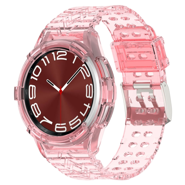 Glacier TPU Integrated Watch Band, For Samsung Galaxy Watch6 Classic 47mm  R960, For Samsung Galaxy Watch6 Classic 43mm  R950