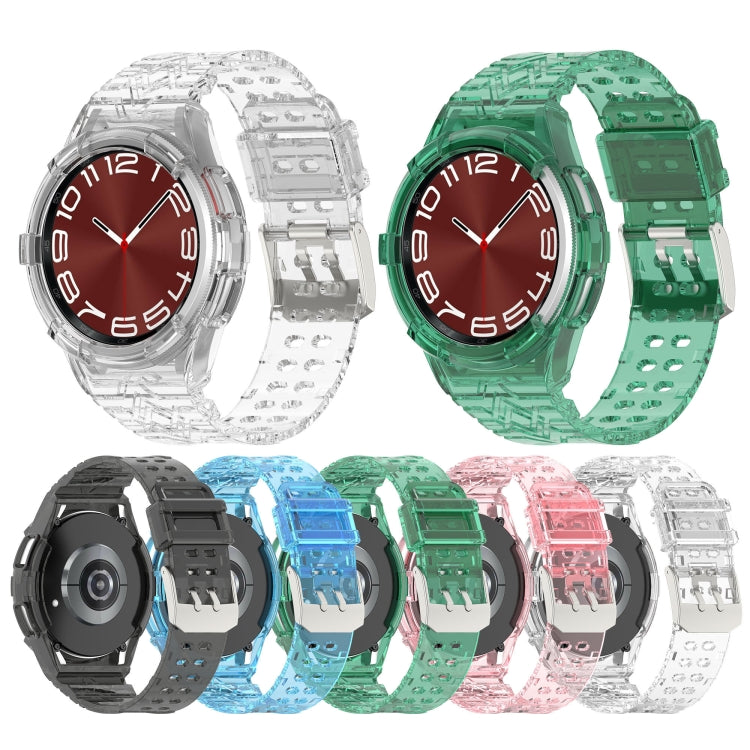 Glacier TPU Integrated Watch Band, For Samsung Galaxy Watch6 Classic 47mm  R960, For Samsung Galaxy Watch6 Classic 43mm  R950