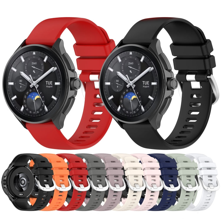 Glossy Surface Silicone Watch Band, For Xiaomi Watch S3
