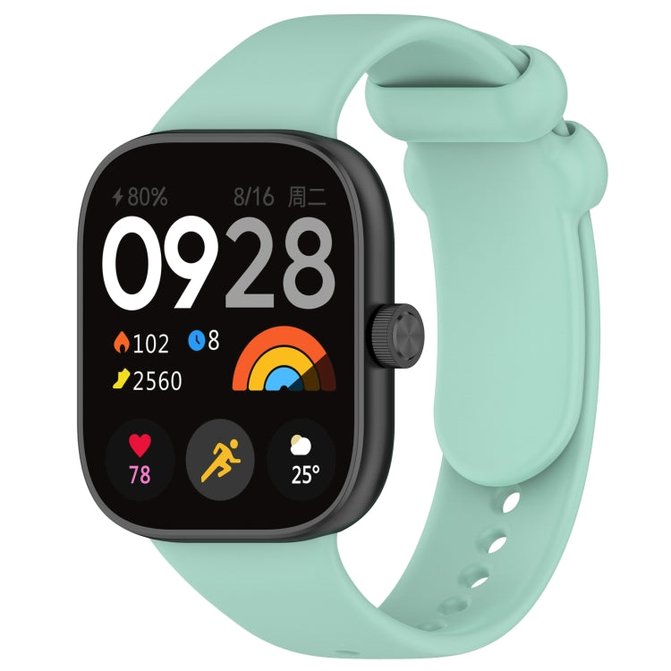 Solid Color Liquid Silicone Watch Band, For Redmi Watch 4