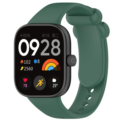Solid Color Liquid Silicone Watch Band, For Redmi Watch 4