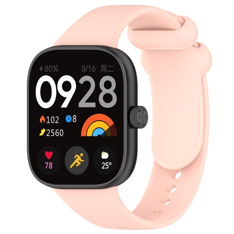 Solid Color Liquid Silicone Watch Band, For Redmi Watch 4