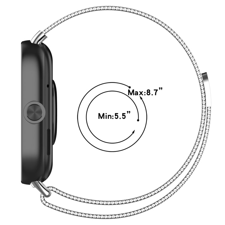 Milan Magnetic Steel Mesh Watch Band, For Redmi Watch 4