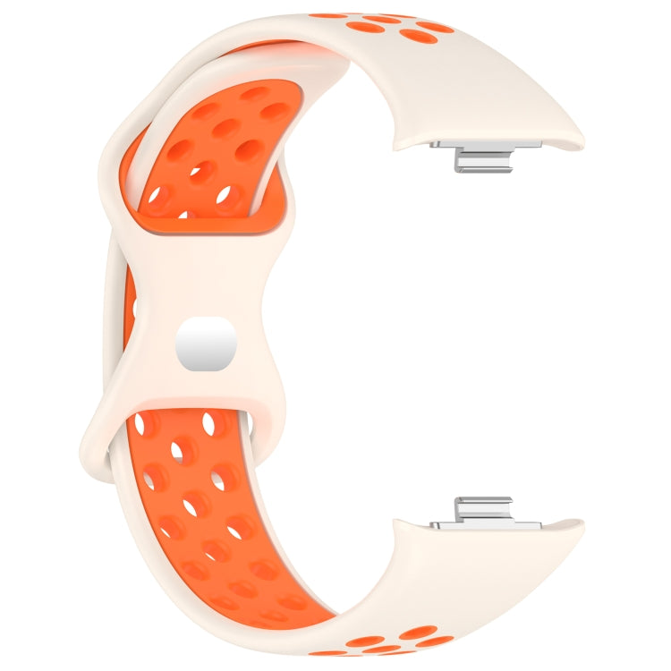 Dual Color Perforated Silicone Watch Band, For Redmi Watch 4