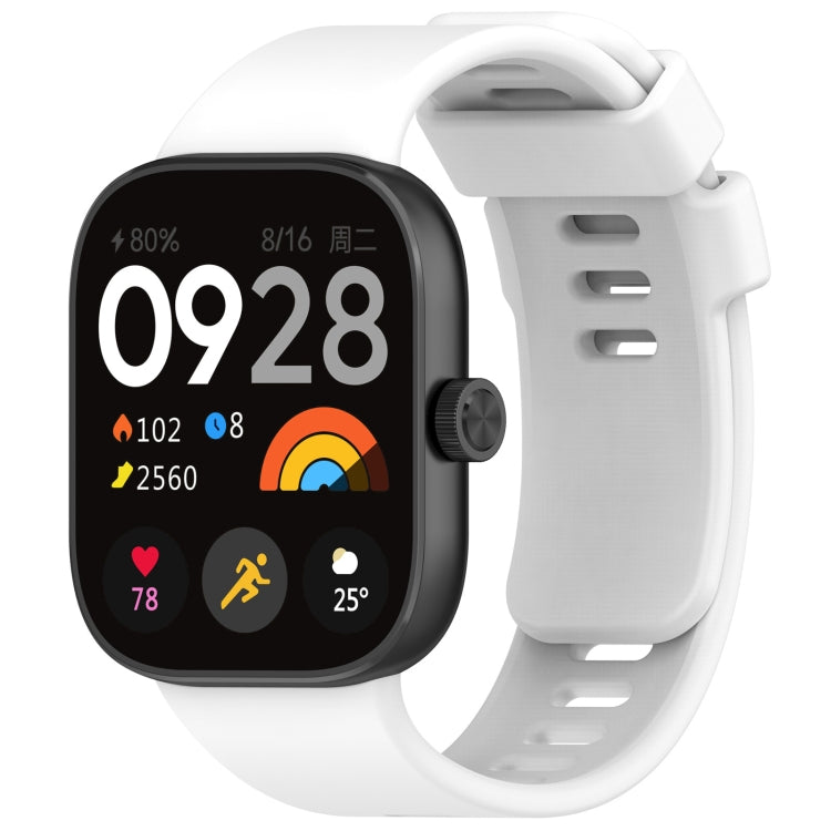 Solid Color Silicone Sports Watch Band, For Redmi Watch 4