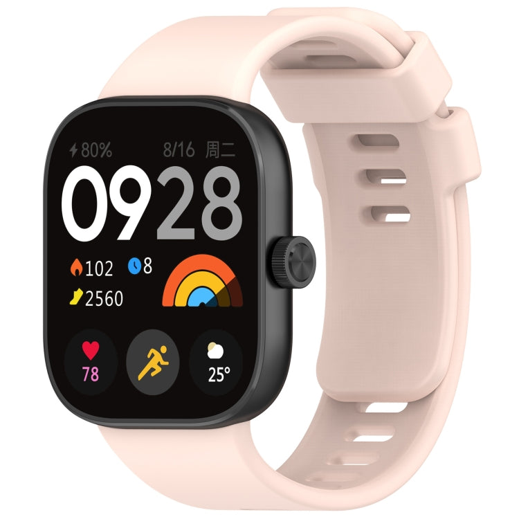 Solid Color Silicone Sports Watch Band, For Redmi Watch 4