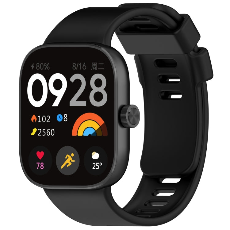 Solid Color Silicone Sports Watch Band, For Redmi Watch 4