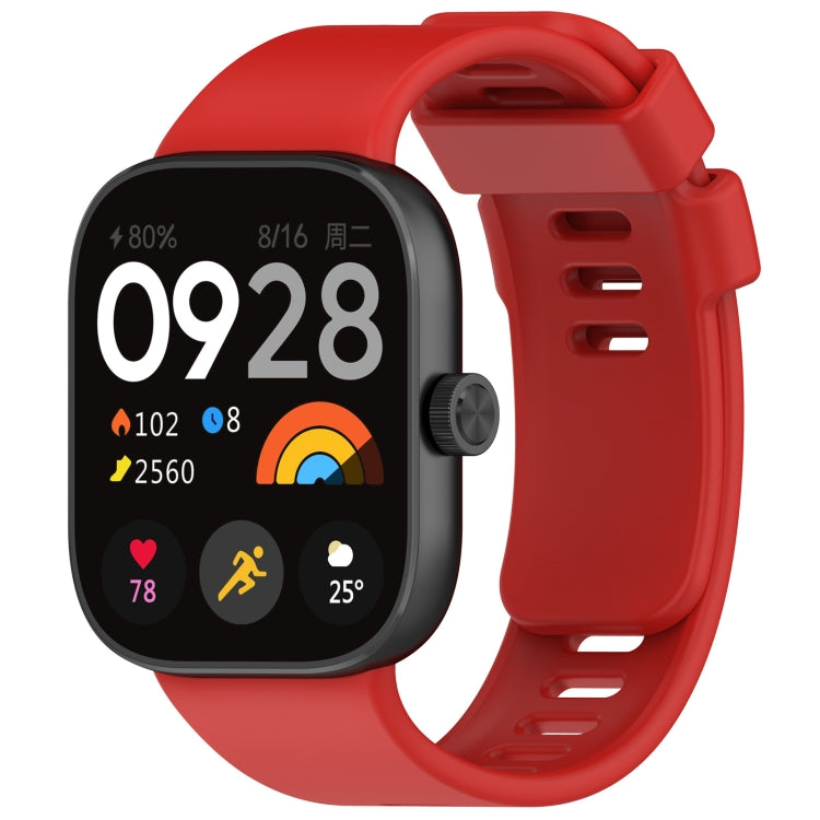 Solid Color Silicone Sports Watch Band, For Redmi Watch 4
