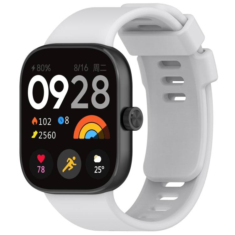 Solid Color Silicone Sports Watch Band, For Redmi Watch 4