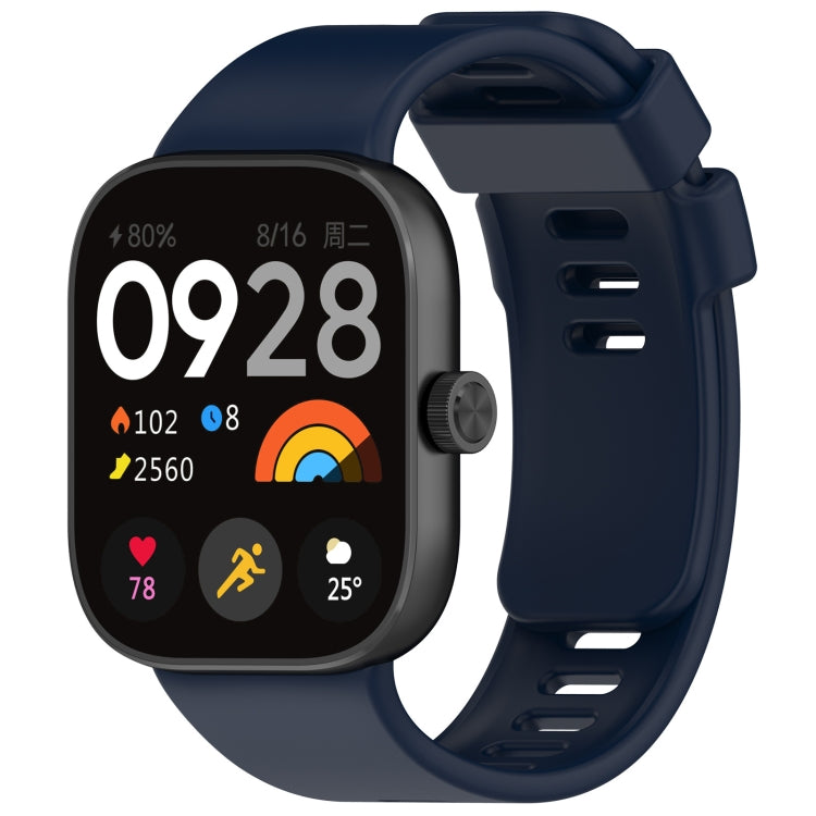 Solid Color Silicone Sports Watch Band, For Redmi Watch 4