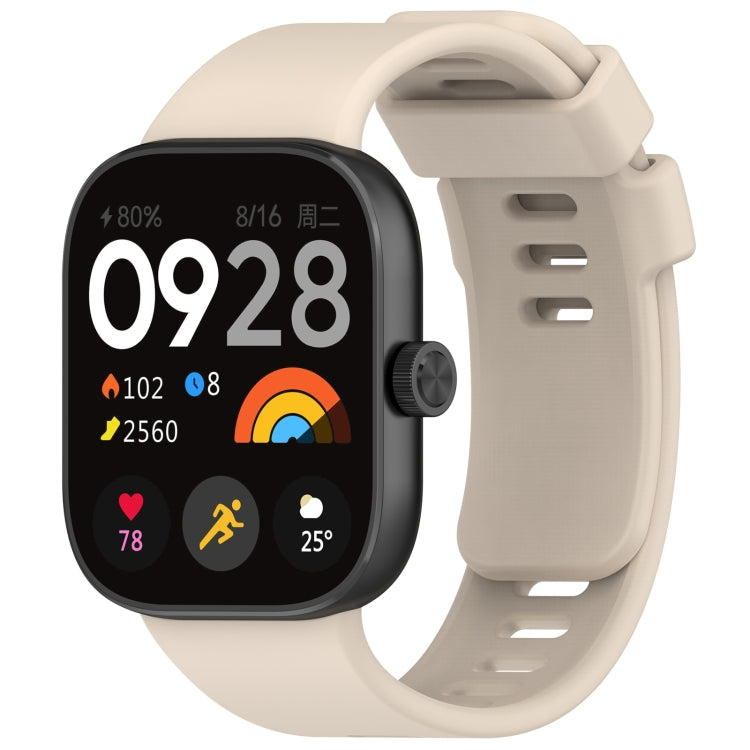 Solid Color Silicone Sports Watch Band, For Redmi Watch 4