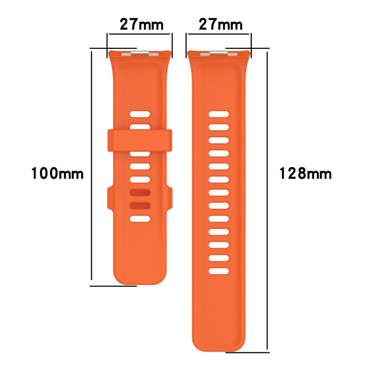 Solid Color Silicone Sports Watch Band, For Redmi Watch 4