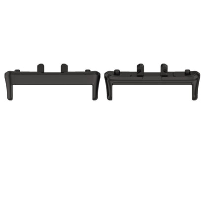 For Samsung Galaxy Fit 3 SM-R390 1 Pair Metal Watch Band Connector, Silver, Black, Gold, Rose Gold