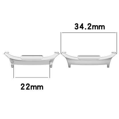 For Samsung Galaxy Watch Ultra 47mm 1 Pair 22mm Stainless Steel Metal Watch Band Connector