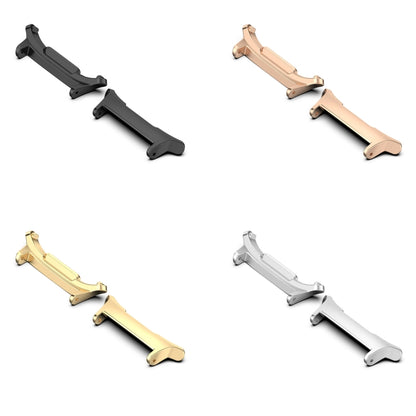 For Samsung Galaxy Watch Ultra 47mm 1 Pair 22mm Stainless Steel Metal Watch Band Connector