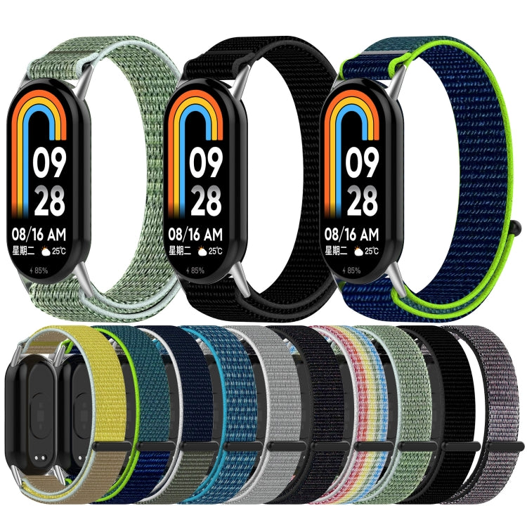 Loop Nylon Hook and Loop Fastener Watch Band, For Xiaomi Smart Band 9 / 9 NFC / 8 / 8 NFC