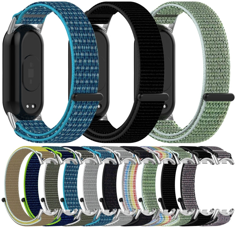 Loop Nylon Hook and Loop Fastener Watch Band, For Xiaomi Smart Band 9 / 9 NFC / 8 / 8 NFC