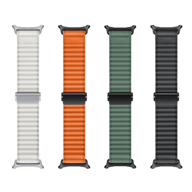 For Samsung Galaxy Watch Ultra 47mm Ocean Style Magnetic Buckle Braided Watch Band