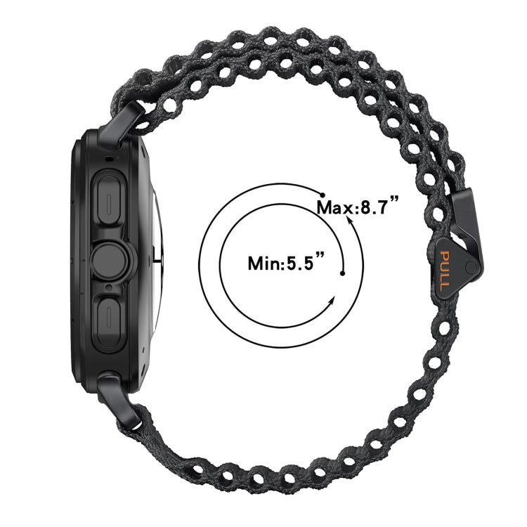 For Samsung Galaxy Watch Ultra 47mm Ocean Style Magnetic Buckle Braided Watch Band
