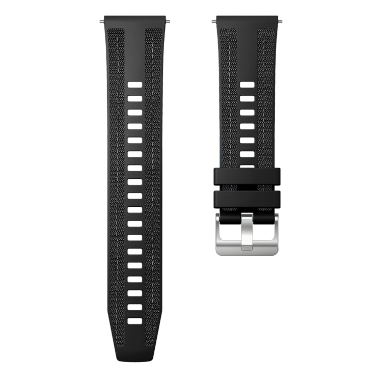 Push Connector 22mm Hybrid Nylon Silicone Watch Band, For Redmi Watch 5 Active / Watch 5 Lite