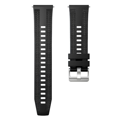 Push Connector 22mm Hybrid Nylon Silicone Watch Band, For Redmi Watch 5 Active / Watch 5 Lite