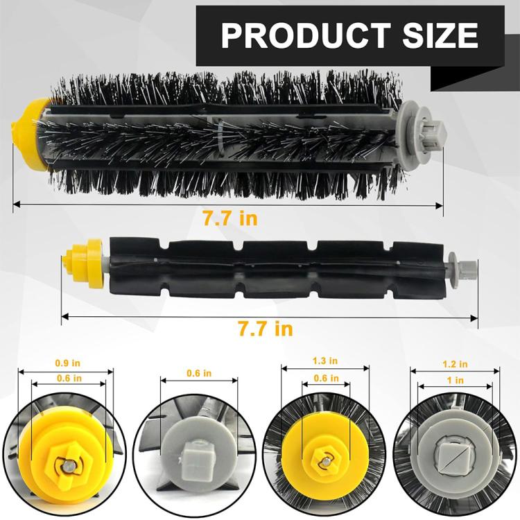 JUNSUNMAY Sweeper Main Clean Brush for iRobot Roomba 700 Series, 1pcs Main Clean Brush, 2pcs Main Clean Brush