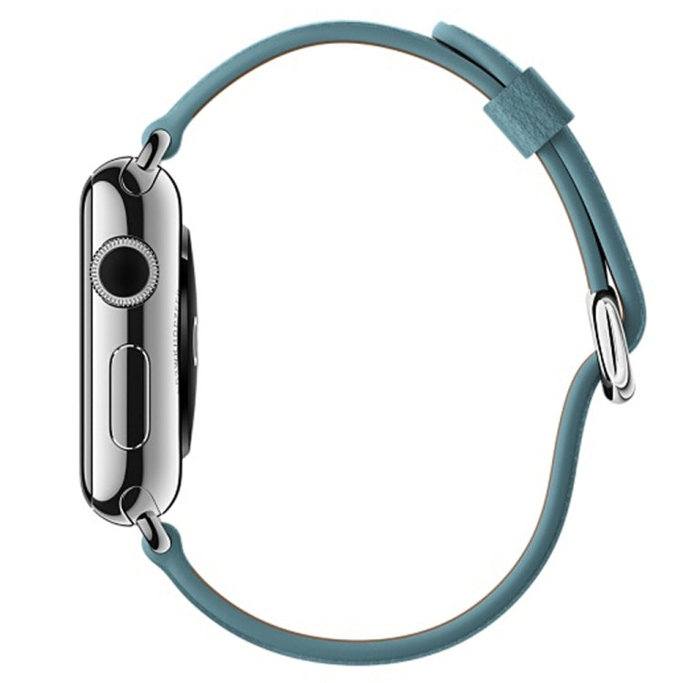 Classic Button Leather Wrist Strap Watch Band for Apple Watch Series 3 & 2 & 1  38mm