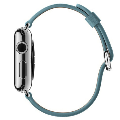 Classic Button Leather Wrist Strap Watch Band for Apple Watch Series 3 & 2 & 1  38mm
