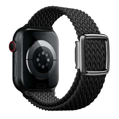 Modern Style Magnetic Buckle Woven Nylon Watch Band, For Apple Watch 46mm / 49mm / 45mm / 44mm, For Apple Watch 42mm / 41mm / 40mm / 38mm