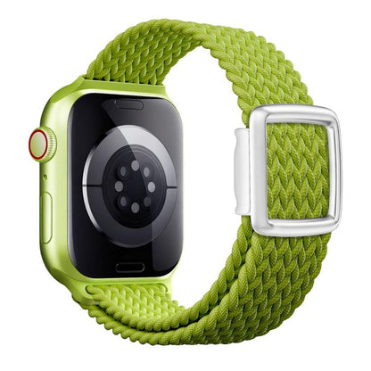 Modern Style Magnetic Buckle Woven Nylon Watch Band, For Apple Watch 46mm / 49mm / 45mm / 44mm, For Apple Watch 42mm / 41mm / 40mm / 38mm