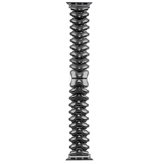 Dragon Spine Butterfly Clasp Zinc Alloy Watch Band, For Apple Watch 46mm / 49mm / 45mm / 44mm, For Apple Watch 42mm / 41mm / 40mm / 38mm
