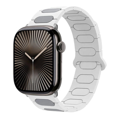 Oval Magnetic Silicone Watch Band, For Apple Watch 46mm / 49mm / 45mm / 44mm, For Apple Watch 42mm / 41mm / 40mm / 38mm