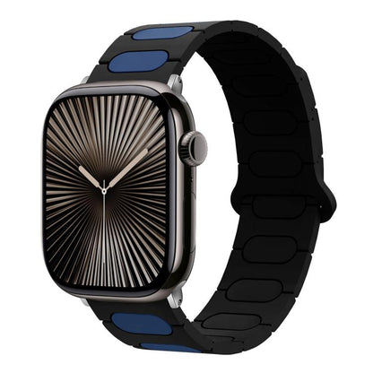 Oval Magnetic Silicone Watch Band, For Apple Watch 46mm / 49mm / 45mm / 44mm, For Apple Watch 42mm / 41mm / 40mm / 38mm